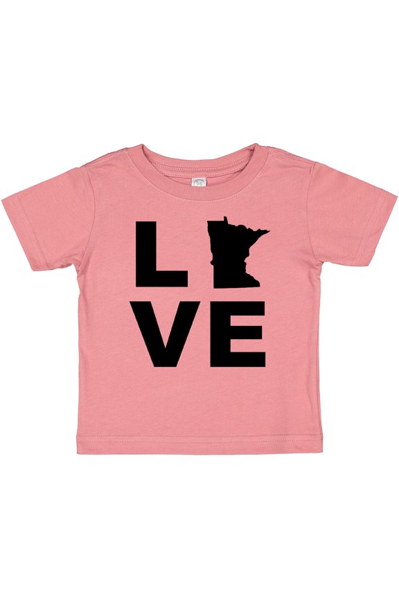 Love Minnesota Boys or Girls Baby T-Shirt