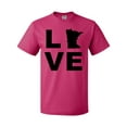 thumbnail image 1 of Inktastic Love Minnesota T-Shirt, 1 of 5
