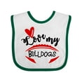 thumbnail image 1 of Inktastic Love My Bulldogs Football Boys or Girls Baby Bib, 1 of 4