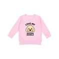 thumbnail image 1 of Inktastic Love My Golden Doodle Tan Toddler Sweatshirt, 1 of 4
