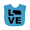 thumbnail image 1 of Inktastic Love Nebraska Boys or Girls Baby Bib, 1 of 4