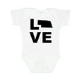 thumbnail image 1 of Inktastic Love Nebraska Boys or Girls Baby Bodysuit, 1 of 5