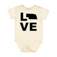 thumbnail image 1 of Inktastic Love Nebraska Boys or Girls Baby Bodysuit, 1 of 5