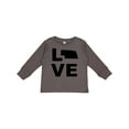 thumbnail image 1 of Inktastic Love Nebraska Boys or Girls Long Sleeve Toddler T-Shirt, 1 of 5