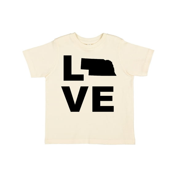 Inktastic Love Nebraska Boys or Girls Toddler T-Shirt