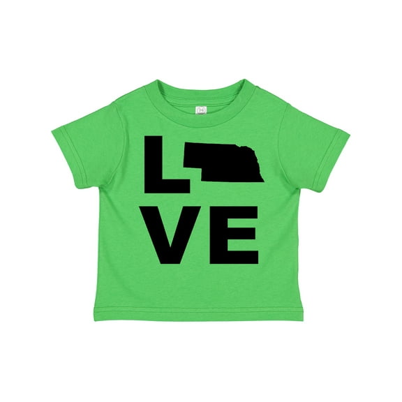 Inktastic Love Nebraska Boys or Girls Toddler T-Shirt