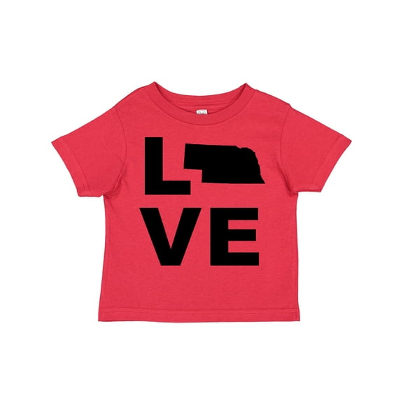 Inktastic Love Nebraska Boys or Girls Toddler T-Shirt