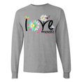 thumbnail image 1 of Inktastic Love Nene Life with Flowers Long Sleeve T-Shirt, 1 of 5