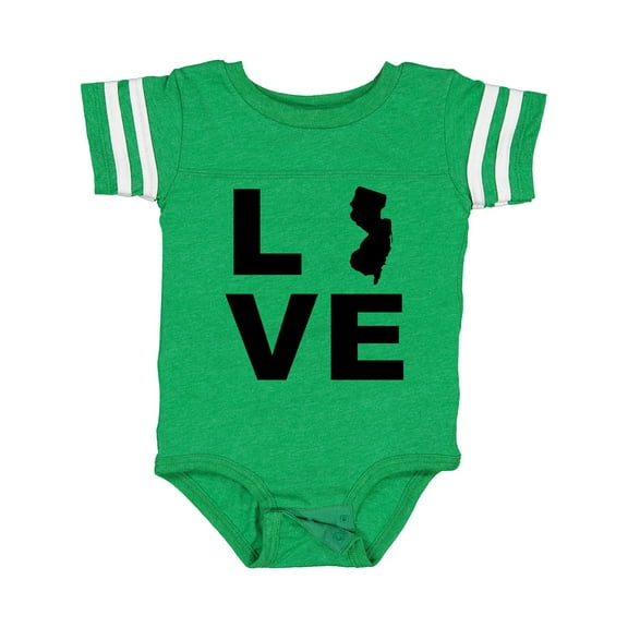 Inktastic Love New Jersey Boys or Girls Baby Bodysuit