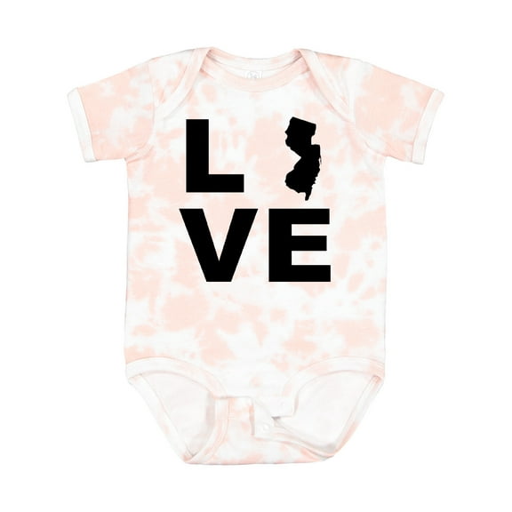 Inktastic Love New Jersey Boys or Girls Baby Bodysuit