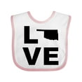 thumbnail image 1 of Inktastic Love Oklahoma Boys or Girls Baby Bib, 1 of 4