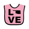 thumbnail image 1 of Inktastic Love Oklahoma Boys or Girls Baby Bib, 1 of 4