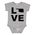thumbnail image 1 of Inktastic Love Oklahoma Boys or Girls Baby Bodysuit, 1 of 5