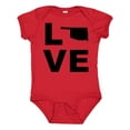 thumbnail image 1 of Inktastic Love Oklahoma Boys or Girls Baby Bodysuit, 1 of 5