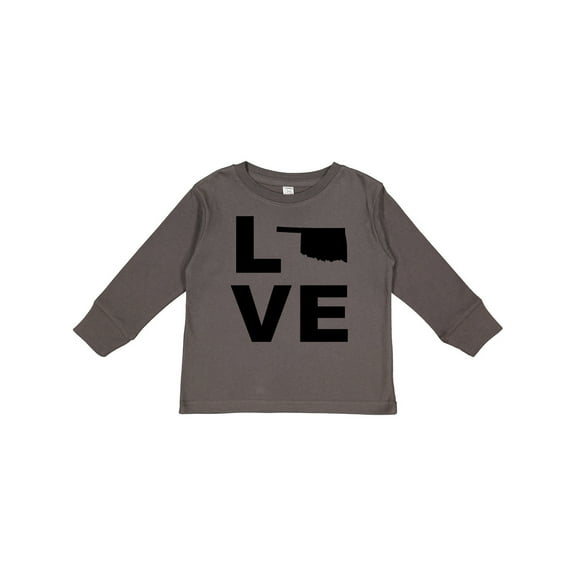 Inktastic Love Oklahoma Boys or Girls Long Sleeve Toddler T-Shirt