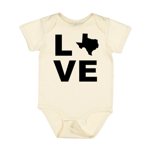 Inktastic Love Texas Boys or Girls Baby Bodysuit