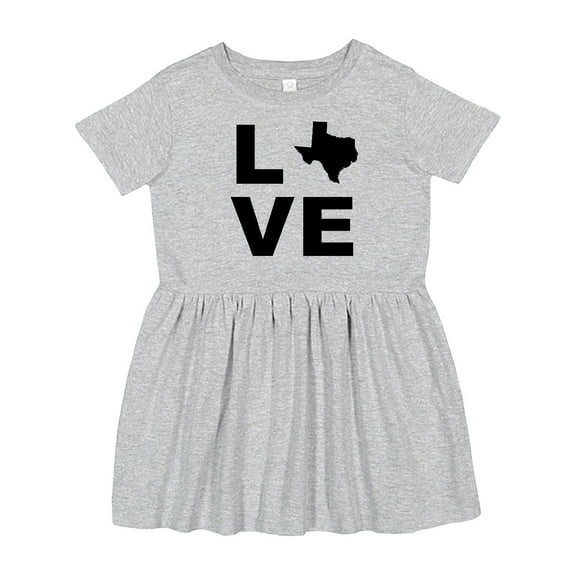 Inktastic Love Texas Girls Toddler Dress