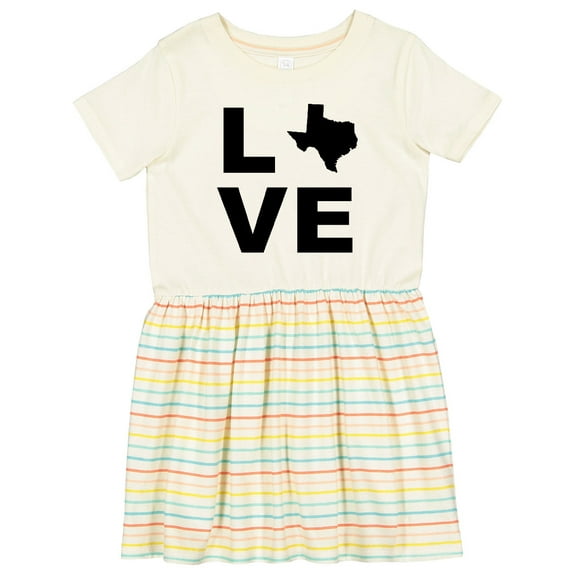 Inktastic Love Texas Girls Toddler Dress