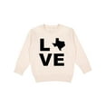 thumbnail image 1 of Inktastic Love Texas Toddler Sweatshirt, 1 of 4