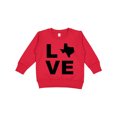 thumbnail image 1 of Inktastic Love Texas Toddler Sweatshirt, 1 of 4