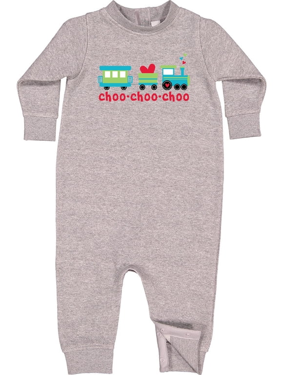 Love Train Baby Fleece Romper