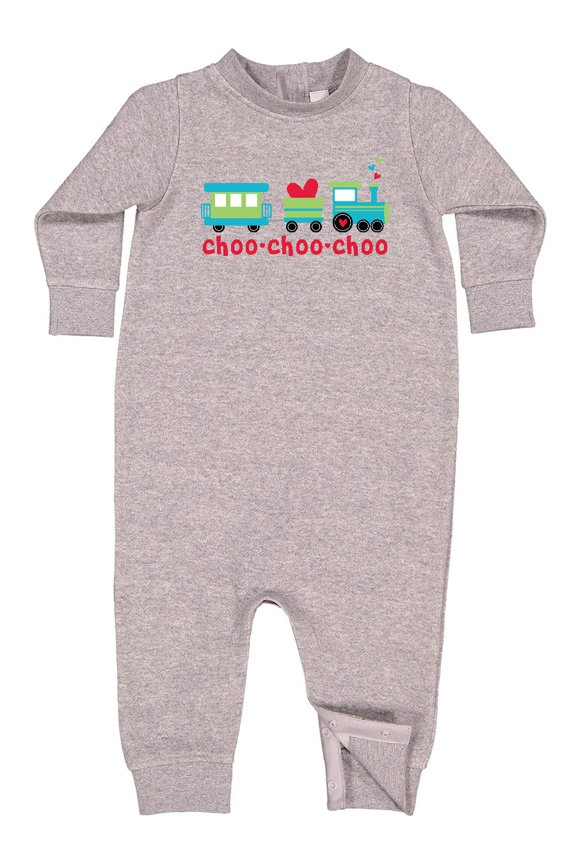 Love Train Baby Fleece Romper