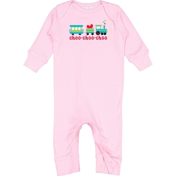 Inktastic Love Train Baby Romper Coveralls