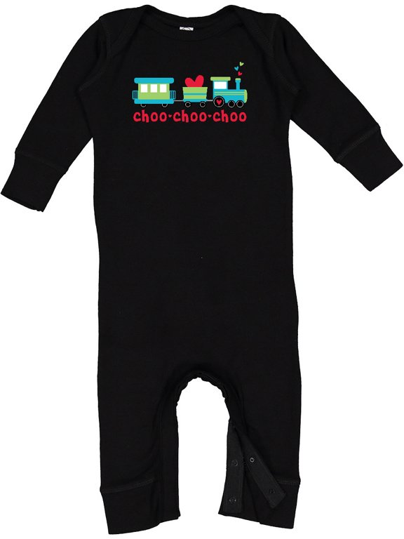 Love Train Baby Romper Coveralls