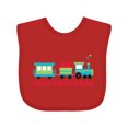 thumbnail image 1 of Inktastic Love Train Boys or Girls Baby Bib, 1 of 4
