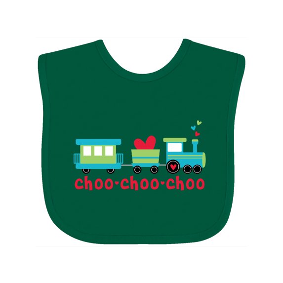 Inktastic Love Train Boys or Girls Baby Bib