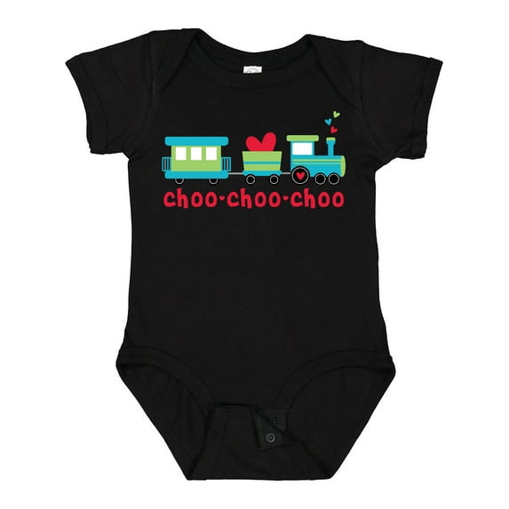 Inktastic Love Train Boys or Girls Baby Bodysuit