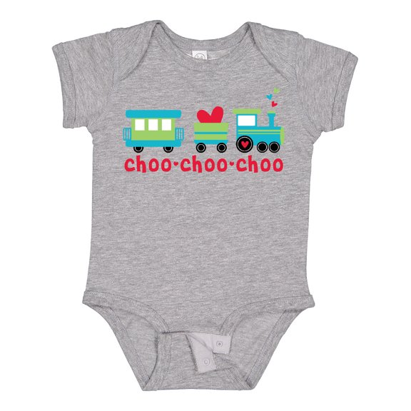Inktastic Love Train Boys or Girls Baby Bodysuit