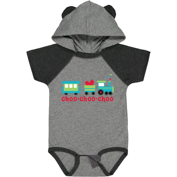 Inktastic Love Train Boys or Girls Baby Bodysuit