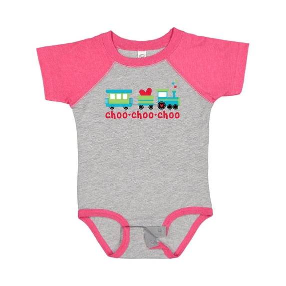 Inktastic Love Train Boys or Girls Baby Bodysuit
