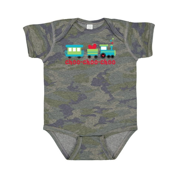 Inktastic Love Train Boys or Girls Baby Bodysuit