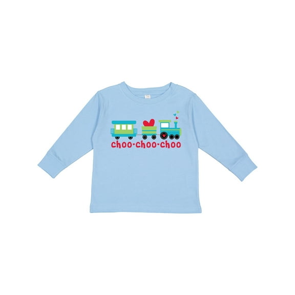 Inktastic Love Train Boys or Girls Long Sleeve Toddler T-Shirt