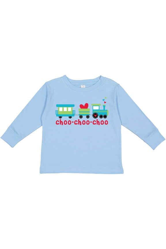 Love Train Boys or Girls Long Sleeve Toddler T-Shirt