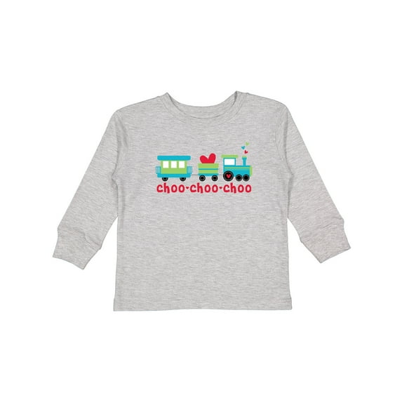 Inktastic Love Train Boys or Girls Long Sleeve Toddler T-Shirt