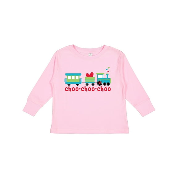 Inktastic Love Train Boys or Girls Long Sleeve Toddler T-Shirt