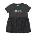 thumbnail image 1 of Inktastic Love Train Girls Baby Dress, 1 of 5