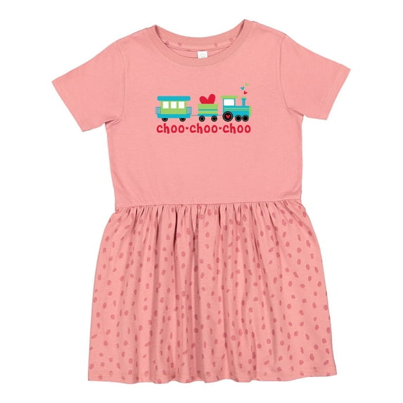 Inktastic Love Train Girls Toddler Dress