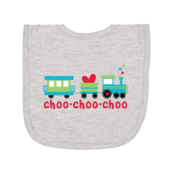 Inktastic Love Train Newborn Bib
