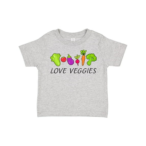 Inktastic Love Veggies Boys or Girls Toddler T-Shirt