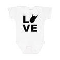 thumbnail image 1 of Inktastic Love West Virginia Boys or Girls Baby Bodysuit, 1 of 5
