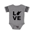 thumbnail image 1 of Inktastic Love West Virginia Boys or Girls Baby Bodysuit, 1 of 4