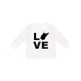 thumbnail image 1 of Inktastic Love West Virginia Boys or Girls Long Sleeve Toddler T-Shirt, 1 of 5