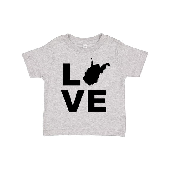 Inktastic Love West Virginia Boys or Girls Toddler T-Shirt