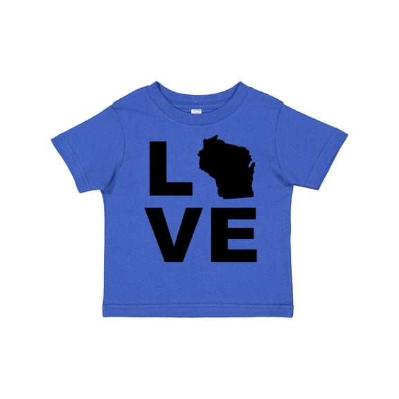 Inktastic Love Wisconsin Boys or Girls Toddler T-Shirt