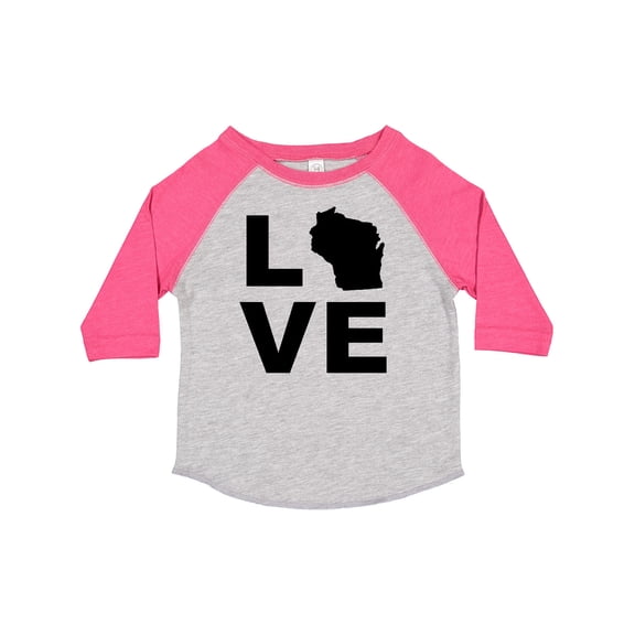 Inktastic Love Wisconsin Boys or Girls Toddler T-Shirt