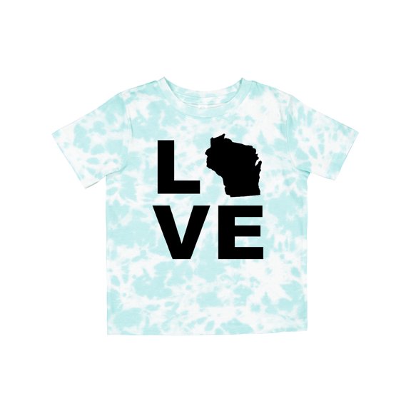 Inktastic Love Wisconsin Boys or Girls Toddler T-Shirt